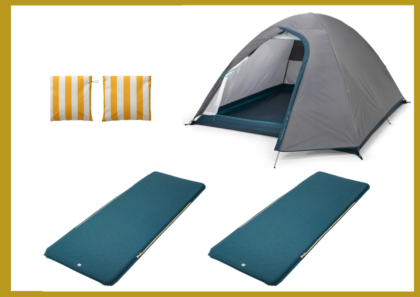Campingausrüstung 2 Ground tent package