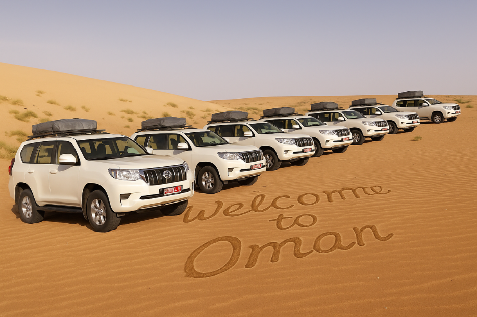 Dachzelt & 4X4 Jeep Vermietung in Oman 2 Active Oman 4x4 rental vehicles fleet Oman desert
